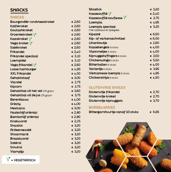 het friethuys michielsgestel menu snacks